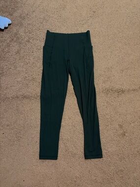 aerie Dark Green High-Waist Leggings